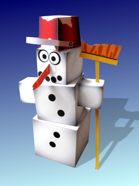 Papercraft Snowman