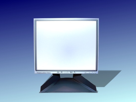 Bastelbogen TFT-Bildschirm