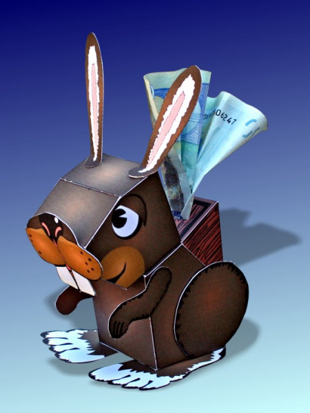 Bastelbogen Osterhase
