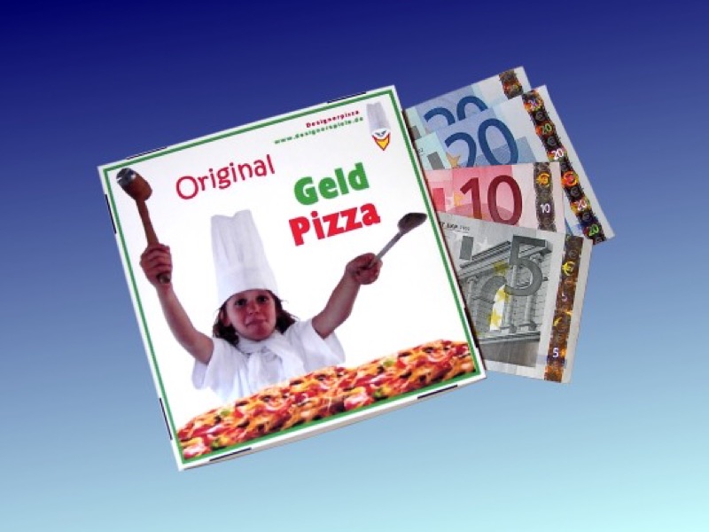 Printable Pizza Gift Voucher Holder