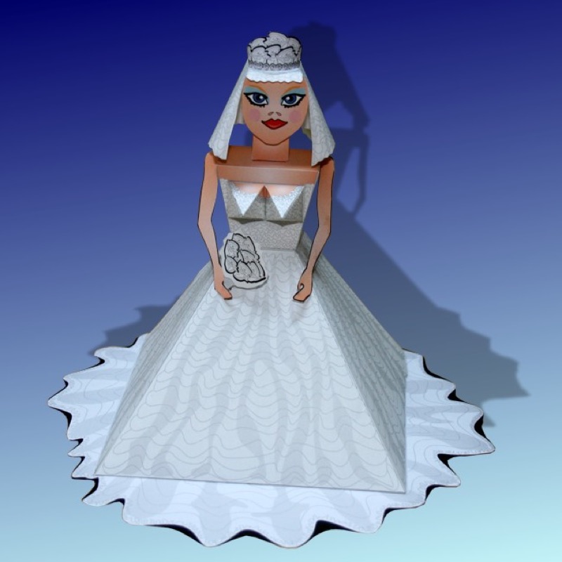 Brautkleid als Geldgeschenk zur Hochzeit – PDF